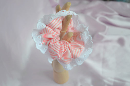 Chouchou coton & Broderie